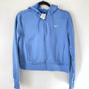 Nike Women's Blue Therma-Fit Full-Zip Hoodie